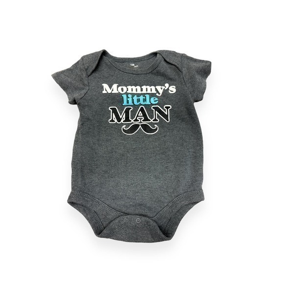 None Other - ⭐️ 'Mommy's Little Man' with a Mustache Infant Onesie